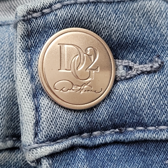 DG2 | Stretch Straight Leg Jeans NEW 2/SHORT faded blue - Picture 8 of 13